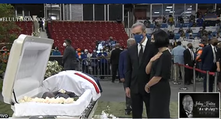EN VIVO: Abinader llega al Palacio de los Deportes a darle el último adiós a Johnny Ventura