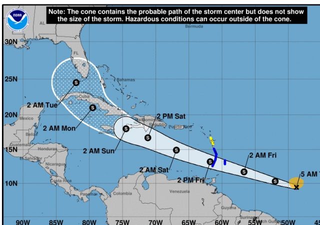 Tormenta tropical Elsa se forma en el Atlántico; se prevé que RD sienta sus efectos el viernes
