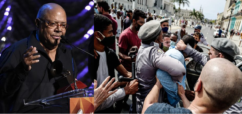Cantautor Pablo Milanés y 21 países repudian represión y hambre en Cuba; Silvio Rodríguez pide una amnistía