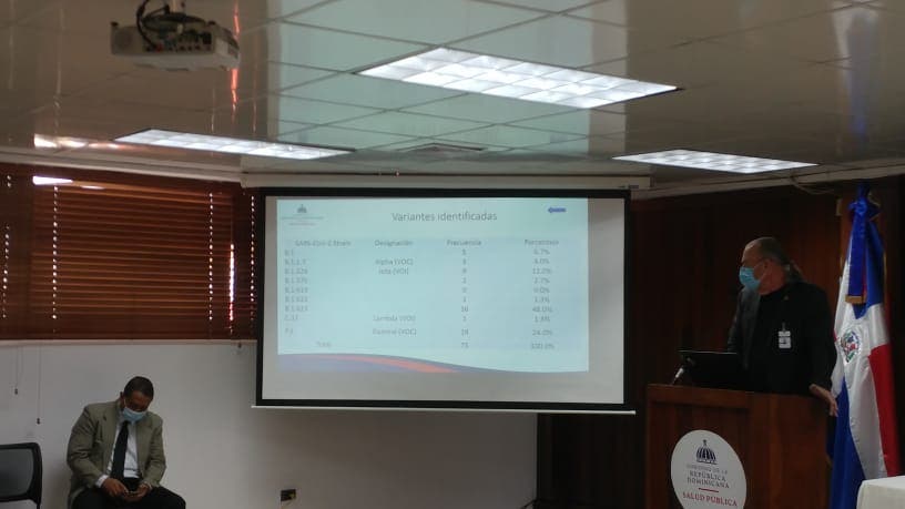En República Dominicana circulan un total de 31 variantes del coronavirus, pero no la gamma, dice Salud Pública