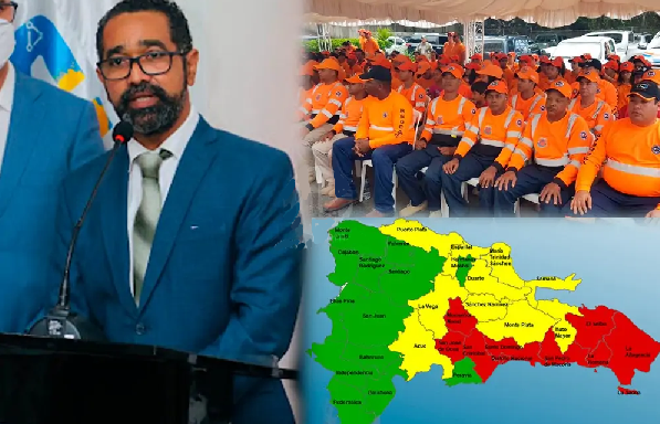 La Defensa Civil activa 2,393 albergues y más de 14 mil voluntarios ante paso de Fred por RD; 8 provincias en alerta roja