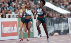 París se arrodilla ante Marileidy Paulino; la dominicana ganó este sábado final de 400 metros en Liga Diamante