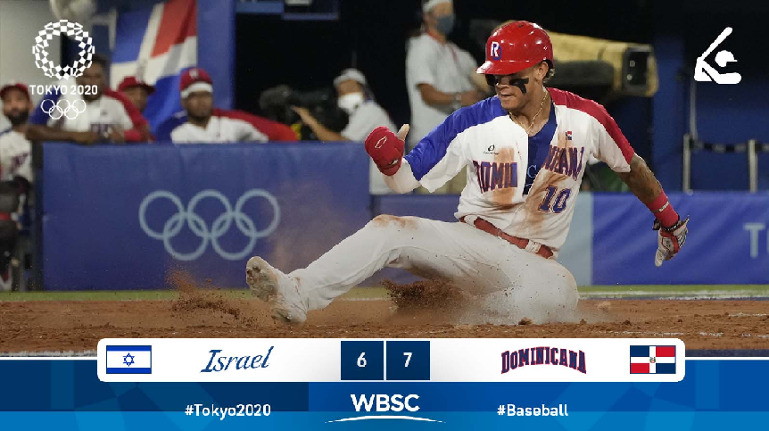 Hit de José Bautista deja  a Israel en el terreno y República Dominicana pasa a semifinales béisbol olímpico
