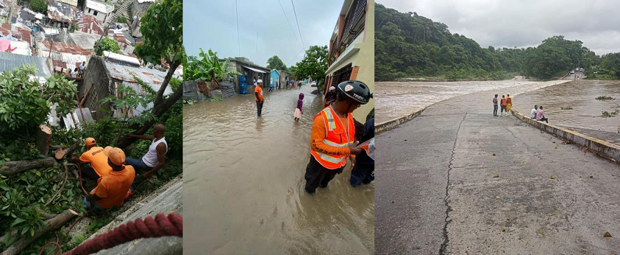 Pasan de 3,600 las personas desplazadas y 100 mil sin agua ni luz por lluvias de tormenta Grace