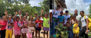 Despertar Juvenil 081 entrega útiles escolares para inicio a clases a niños de escasos recursos en Río San Juan