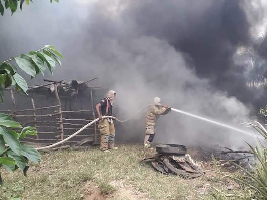 Denuncian personas desaprensivas están provocando incendios forestales en Sosúa
