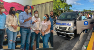 Diputado Jorge Cavoli entrega ambulancia gestionó através de la Presidencia para el municipio de Cabrera