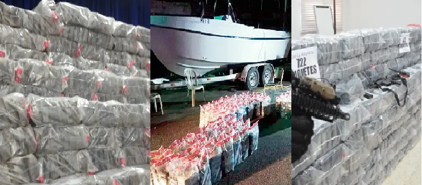 Autoridades decomisaron casi 9 mil kilos de cocaína en 2 años a red de narco capturada en Operación Falcón