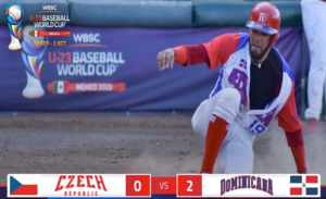 Dominicana vence a República Checa en Mundial Sub-23 de béisbol; hoy va contra Taipei