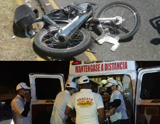 Accidentes de tránsito dejan dos muertos y varios heridos en distintas localidades de Puerto Plata