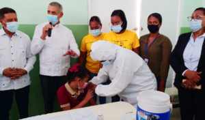 Regionales de Educación y de Salud lanzan jornada de vacunación estudiantil en Nagua