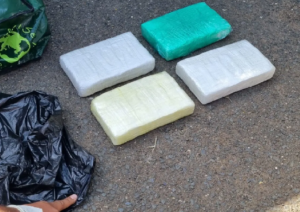 La DNCD ocupa 4 paquetes de cocaína y apresa dos mujeres la transportaban en un vehículo por la zona universitaria