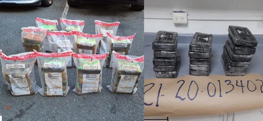 Autoridades ocupan 83 paquetes de cocaína en una finca de Las Galeras en Samaná