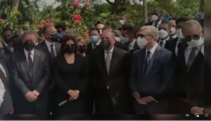 Danilo, Margarita y Leonel unidos en sepelio de Reinaldo, enterrado con honores militares: “Tenía unas virtudes que no le adornan a muchos hombres”