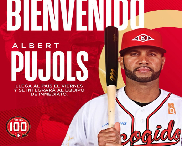 Albert Pujols a jugar beisbol en Dominicana desde este viernes con el Escogido?