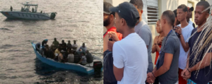 Naufraga embarcación con 40 iban ilegamente a Puerto Rico; Armada rescata 23 con vida y busca otros ocupantes