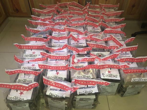 DNCD ocupa 97 paquetes de cocaína y detiene dos personas al allanar una vivienda en la urbanización Lucerna, SDE