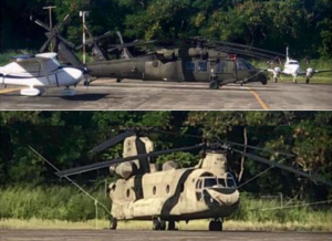 Alarma aterrizaje helicópteros militares de EE.UU. en Pto Plata; Defensa dice fue parada para echar combustibles