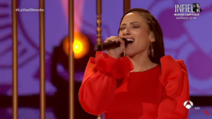 Karina Pasián una joven cantante dominicana que está a las puertas de la final en ‘La Voz’ en España