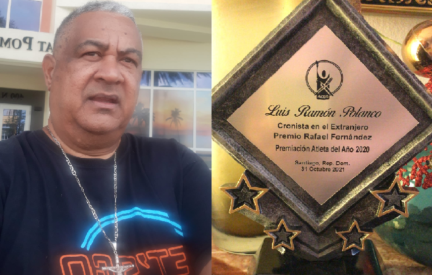 La ACD de Santiago premia a nuestro Luis Ramón Polanco como Cronista Deportivo Destacado en el Extranjero
