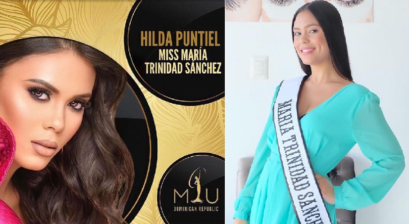 Miss María Trinidad Sánchez, Hilda Puntiel,  tras apoyo del público para ganar Miss Universo República Dominicana 2021