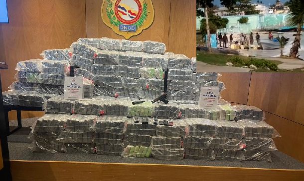 Pesca de Navidad! Capturan tres personas con 850 paquetes de cocaína en una lancha rápida en playa de Boca Chica