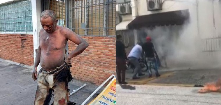 Fallece hombre que se prendió fuego frente a Fiscalía del DN «porque no hacían nada en su caso»