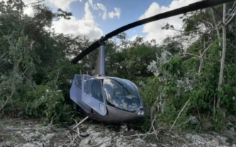 Otro aterrizaje forzoso de una aeronave de Helidosa; esta vez fue 