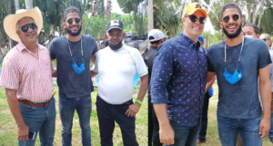 Fernando Tatis Jr, Alfonso Marte, Papo Méndez y Lucho Balbuena, un encuentro de 