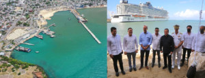 Abinader inaugura muelle turístico en Puerta Plata; Taíno Bay recibe primer crucero con 1,700 turistas