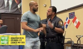 Policía Paterson presenta cargos contra concejal empujó agente intervino para evitar agrediera a un compañero