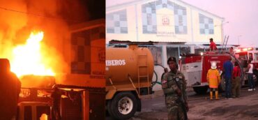 Se incendia? el mercado binacional en Dajabón a pocas horas de su reapertura; unos 20 negocios resultaron destruidos