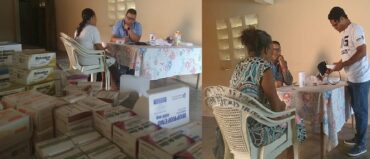Candidato a regidor Rubén Santos sigue sus obras sociales; esta vez llega con operativo médico al sector Buenos Aires