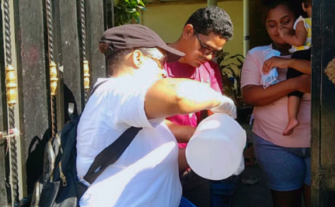 Candidato Rubén Santos pide duras sanciones a quienes destruyeron bienes hospital; plantea patronato para cuidarlo