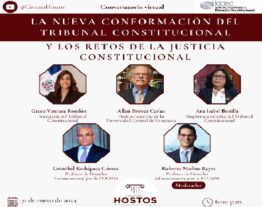 El Centro Hostos de Estudios Constitucionales realizará conversatorio sobre la nueva conformación del Tribunal Constitucional
