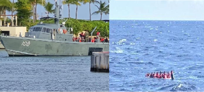 Rescatan 33 sobrevivientes de yola salió de Nagua camino a Puerto Rico y zozobró en la provincia La Altagracia