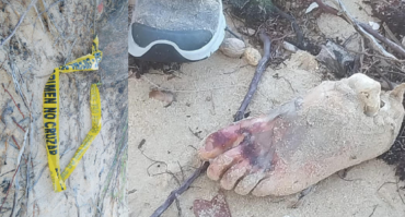 Encuentran pie mutilado de un hombre en la playa Miguelito en Payita, Cabrera
