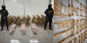 DNCD ocupa en Puerto Multimodal Caucedo 225 paquetes de cocaína en paletas de madera irían a España; otros 30 en SDE
