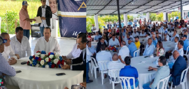 Paliza visita Río San Juan y baja línea a militancia PRM en la provincia: 