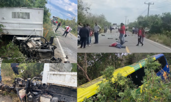 Al menos 3 muertos durante un choque entre un autobús de Caribe Tours y un camión en Montecristi