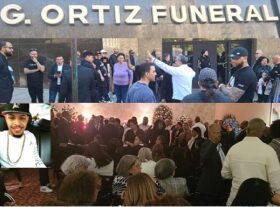 Dominicanos asisten masivamente a funeraria Alto Manhattan darle último adiós hijo Pacheco
