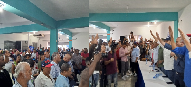 PRM juramenta comandos de campaña en Cabrera, La Entrada y Arroyo Salado Payita