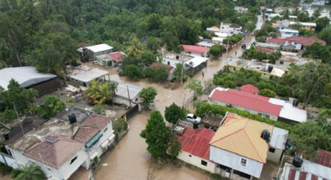 Un muerto, varias viviendas inundadas y decenas de comunidades inundadas han dejado hasta las lluvias en RD