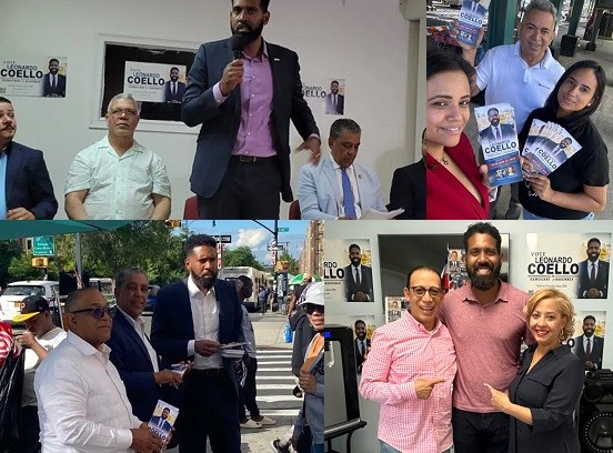 Políticos, profesionales, empresarios y comunitarios dominicanos llaman votar por Coello este martes en El Bronx