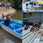 Armada RD rescata 17 personas tras zozobrar en costas de Cabrera yola intentaban viajar de forma ilegal a Puerto Rico