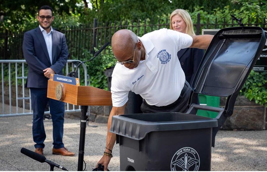 Nuevos contenedores de basura a usarse en NYC a partir próximo 12 noviembre