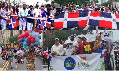 Cientos de miles personas asisten este domingo a la Gran Parada Dominicana de El Bronx