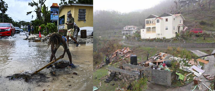 Hucarán Beryl destroza isla de Granada y se espera pase al sur de RD la mañana de este martes