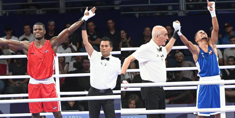 A puro puñetazos Yunior Alcántara y Cristian Pinales aseguran primeras medallas para en RD en París