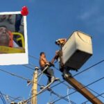 Residente en Nagua viaja a SFM y se sube a un poste del tendido eléctrico con intención de suicidarse